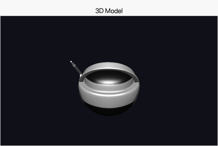 The Khronos BoomBox glTF model rendered on the native Mac target